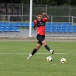 Bodzechów. Trening reprezentacji Polski do lat 17 przed XXXIII Międzynarodowym Turniejem o Puchar Syrenki / Krzysztof Bujnowicz / Radio Kielce