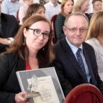 Rzeszów. Wręczenie nagród "Lodołamacze 2018". Na zdjęciu (od lewej): Iwona Murawska – Radio Kielce i Andrzej Michalski - dyrektor oddziału świętokrzyskiego PFRON / Krzysztof Bujnowicz / Radio Kielce