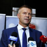 Konwencja wyborcza Bogdana Wenty i Projektu Świętokrzyskie w Filharmonii Świętokrzyskiej. Na zdjęciu: Bogdan Wenta - poseł do Parlamentu Europejskiego, kandydat na prezydenta miasta Kielce / Marzena Mąkosa / Radio Kielce