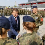 Rozpoczęcie XXVI Międzynarodowego Salonu Przemysłu Obronnego. Uroczysta Inauguracja Roku Szkolnego Klas Mundurowych. Na zdjęciu: Mariusz Błaszczak - Minister Obrony Narodowej / Marzena Mąkosa / Radio Kielce