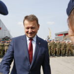 Rozpoczęcie XXVI Międzynarodowego Salonu Przemysłu Obronnego. Uroczysta Inauguracja Roku Szkolnego Klas Mundurowych. Na zdjęciu: Mariusz Błaszczak - Minister Obrony Narodowej / Marzena Mąkosa / Radio Kielce