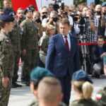 Rozpoczęcie XXVI Międzynarodowego Salonu Przemysłu Obronnego. Uroczysta Inauguracja Roku Szkolnego Klas Mundurowych. Na zdjęciu: Mariusz Błaszczak - Minister Obrony Narodowej / Marzena Mąkosa / Radio Kielce