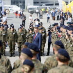 Rozpoczęcie XXVI Międzynarodowego Salonu Przemysłu Obronnego. Uroczysta Inauguracja Roku Szkolnego Klas Mundurowych. Na zdjęciu: Mariusz Błaszczak - Minister Obrony Narodowej / Marzena Mąkosa / Radio Kielce