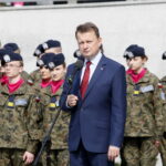 Rozpoczęcie XXVI Międzynarodowego Salonu Przemysłu Obronnego. Uroczysta Inauguracja Roku Szkolnego Klas Mundurowych. Na zdjęciu: Mariusz Błaszczak - Minister Obrony Narodowej / Marzena Mąkosa / Radio Kielce