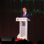 Rozpoczęcie XXVI Międzynarodowego Salonu Przemysłu Obronnego. Uroczystość otwarcia targów z udziałem zaproszonych gości w Centrum Kongresowym Targów Kielce. Na zdjęciu: Mariusz Błaszczak - Minister Obrony Narodowej / Marzena Mąkosa / Radio Kielce