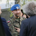 Pokazy dynamiczne w CPdMZ na Bukówce. Na zdjęciu: płk Paweł Chabielski - dowódca jednostki CPdMZ / Marzena Mąkosa / Radio Kielce