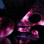 Przygotowania do Festiwalu Muzyki Tanecznej. Oświetlenie amfiteatru / Marzena Mąkosa / Radio Kielce