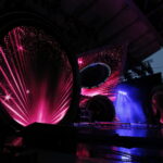 Przygotowania do Festiwalu Muzyki Tanecznej. Oświetlenie amfiteatru / Marzena Mąkosa / Radio Kielce