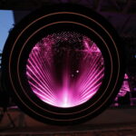 Przygotowania do Festiwalu Muzyki Tanecznej. Oświetlenie amfiteatru / Marzena Mąkosa / Radio Kielce