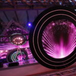 Przygotowania do Festiwalu Muzyki Tanecznej. Oświetlenie amfiteatru / Marzena Mąkosa / Radio Kielce