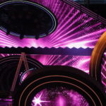 Przygotowania do Festiwalu Muzyki Tanecznej. Oświetlenie amfiteatru / Marzena Mąkosa / Radio Kielce