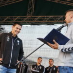 Prezentacja zespołu PGE Vive. Na zdjęciu po lewej: Angel Fernandez Perez / Marzena Mąkosa / Radio Kielce