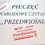 Interaktywny quiz wiedzy o "Przedwiośniu" Stefana Żeromskiego w IV LO w Kielcach. Pieczęć / Marzena Mąkosa / Radio Kielce