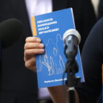 Podsumowanie konwencji wyborczej. Konferencja kandydatów Koalicji Obywatelskiej na kieleckim Rynku / Marzena Mąkosa / Radio Kielce