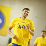 Trening zawodników PGE Vive. Na zdjęciu: Daniel Dujszebajew - nowy gracz PGE Vive  / Marzena Mąkosa / Radio Kielce