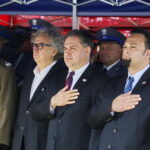 Uroczystości pod pomnikiem "Homo Homini" w 17. rocznicę ataków terrorystycznych na wieże World Trade Center / Marzena Mąkosa / Radio Kielce