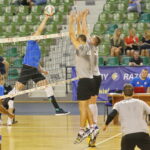 Sparing kieleckiej drużyny siatkarzy KPS Kielce z KPS Siedlce w Hali Legionów / Marzena Mąkosa / Radio Kielce