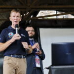 Spotkanie z astronautą ESA - Timem Peake. Na zdjęciu: Tim Peake / Marzena Mąkosa / Radio Kielce