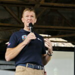 Spotkanie z astronautą ESA - Timem Peake. Na zdjęciu: Tim Peake / Marzena Mąkosa / Radio Kielce
