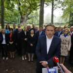 Konwencja PiS. Przemawia: Mirosław Gębski - radny powiatu kieleckiego / Marzena Mąkosa / Radio Kielce