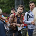 Rajd po Kielcach z biskupem Marianem Florczykiem / Marzena Mąkosa / Radio Kielce