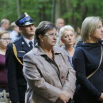 Uroczystości przed pomnikiem straceń w lesie na kieleckim Stadionie / Marzena Mąkosa / Radio Kielce