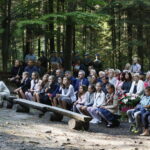 Uroczystości przed pomnikiem straceń w lesie na kieleckim Stadionie / Marzena Mąkosa / Radio Kielce