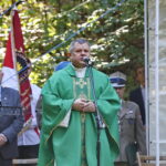 Uroczystości przed pomnikiem straceń w lesie na kieleckim Stadionie / Marzena Mąkosa / Radio Kielce