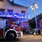 Akcja straży pożarnej na ulicy Sienkiewicza / Marzena Mąkosa / Radio Kielce