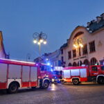 Akcja straży pożarnej na ulicy Sienkiewicza / Marzena Mąkosa / Radio Kielce