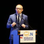 Konwencja wyborcza kandydata na prezydenta Kielc, Artura Gierady. Na zdjęciu: Artur Gierada - kandydat na prezydenta Kielc / Marzena Mąkosa / Radio Kielce