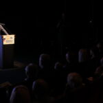 Konwencja wyborcza kandydata na prezydenta Kielc, Artura Gierady. Na zdjęciu: Marek Banasik - przedsiębiorca, Wiceprezes Zarządu Świętokrzyskiego Związku Pracodawców Prywatnych Lewiatan / Marzena Mąkosa / Radio Kielce