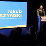 Konwencja wyborcza kandydata na prezydenta Kielc, Artura Gierady. Na zdjęciu: Jakub Juszyński - podróżnik, bloger, kandydat do Rady Miasta / Marzena Mąkosa / Radio Kielce