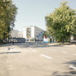 Główna droga wjazdowa do Wojewódzkiego Szpitala Zespolonego w Kielcach / Marzena Mąkosa / Radio Kielce