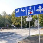 Główna droga wjazdowa do Wojewódzkiego Szpitala Zespolonego w Kielcach / Marzena Mąkosa / Radio Kielce