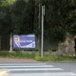 Plakaty wyborcze przy ulicy Gustawa Morcinka / Marzena Mąkosa / Radio Kielce