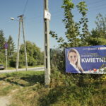 Plakaty wyborcze przy ulicy Gustawa Morcinka / Marzena Mąkosa / Radio Kielce