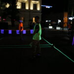 Zabawowy turniej blackmintona na kieleckim Rynku / Marzena Mąkosa / Radio Kielce