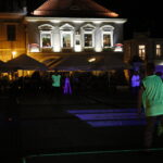 Zabawowy turniej blackmintona na kieleckim Rynku / Marzena Mąkosa / Radio Kielce