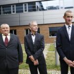 Konferencja Kukiz'15. Na zdjęciu (od lewej): Zbigniew Banach, Stanisław Żelichowski i Kacper Adamiec / Marzena Mąkosa / Radio Kielce