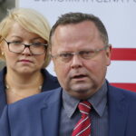 Konferencja SLD. Na zdjęciu: Andrzej Szejna / Marzena Mąkosa / Radio Kielce