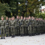 Uroczystości przed Pomnikiem Armii Krajowej na Skwerze Żeromskiego / Marzena Mąkosa / Radio Kielce