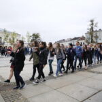 Polonez na kieleckim Rynku / Marzena Mąkosa / Radio Kielce