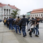 Polonez na kieleckim Rynku / Marzena Mąkosa / Radio Kielce