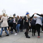 Polonez na kieleckim Rynku / Marzena Mąkosa / Radio Kielce