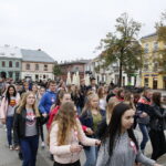 Polonez na kieleckim Rynku / Marzena Mąkosa / Radio Kielce