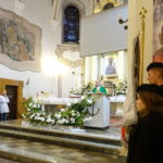 Msza święta w kolegiacie pw. Michała Archanioła w Ostrowcu Świętokrzyskim w intencji ofiar hitlerowskiej zbrodni na rynku / Emilia Sitarska / Radio Kielce