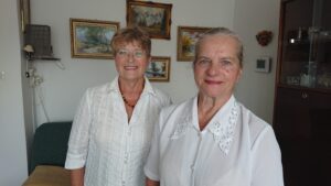 Od lewej: Mirosława Banaś i Grażyna Kaczmarska - córki Marii Sowiar-Chodnikiewicz, Sprawiedliwej Wśród Narodów Świata / arch. prywatne