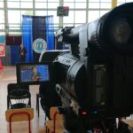 Powiatowe rozpoczęcie roku szkolnego w LO im. Stanisława Staszica w Ostrowcu Świętokrzyskim / Emilia Sitarska / Radio Kielce