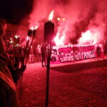 Upamiętnienie ofiar sprzed 76 lat na ostrowieckim rynku przy symbolicznym pomniku / Emilia Sitarska / Radio Kielce